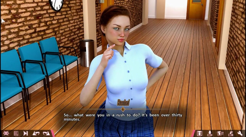 Miss Kitty 2K: Doble tarea ep7 - parte 43 - moliendo en la biblioteca