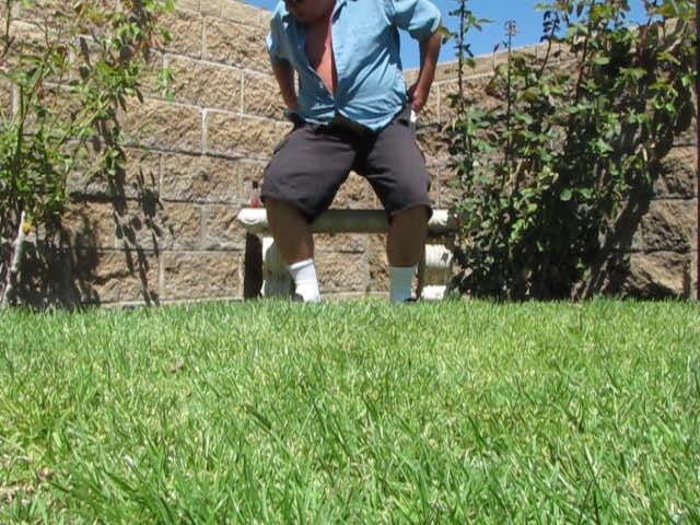 The porky pervert: În aer liber, în parc, ejaculare 4