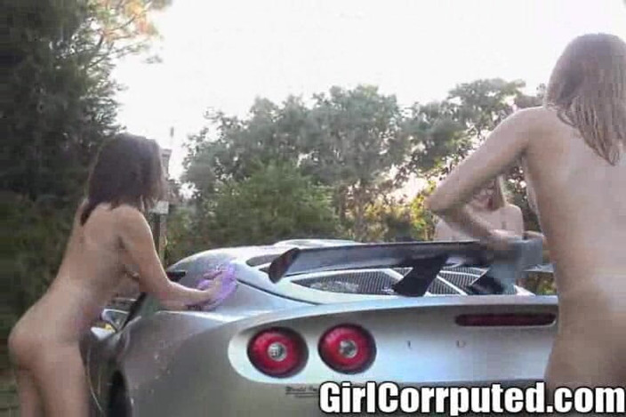 Girl Corrupted: 3 Hottie Small Titty Carwash Lotus Ladies!