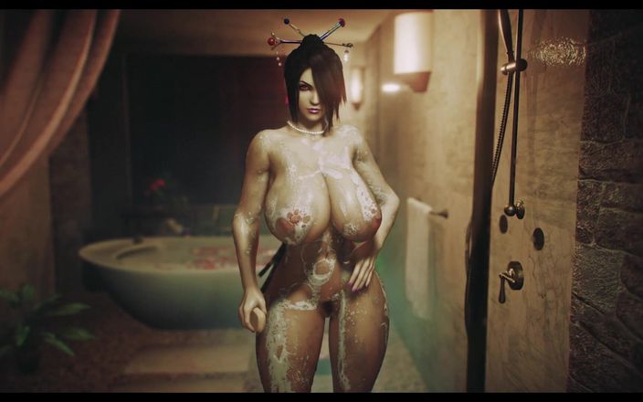 Velvixian 3D: Lulu Special Shower (nude)