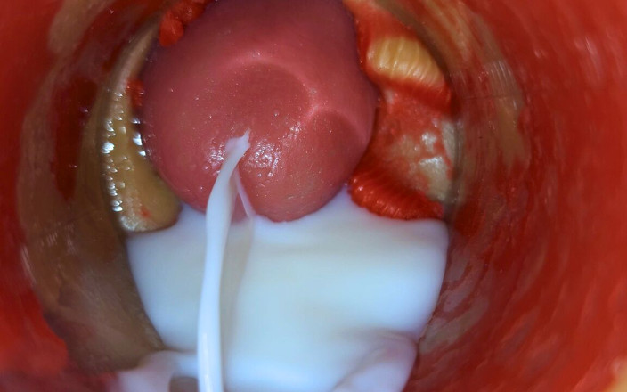 Creme sperm: Inside POV Camera Captures an Intense Climax