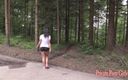 Private Porn Girls: Outdoor Blowjob in the Forest Until Thunder with Amanda Jane