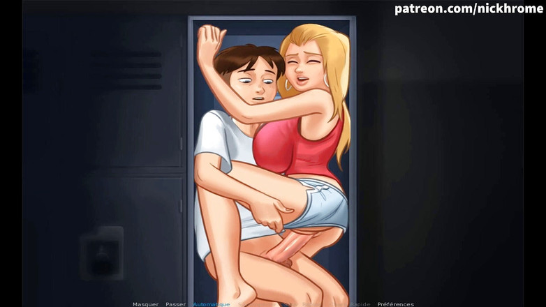 Cartoon Universal: Saga letnia część 169 - jebanie z dziwną nastolatką w szafce uczelni (francuski...