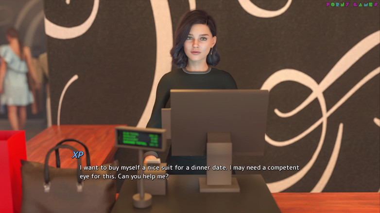 Porny Games: Lisc - Footjob at the Restaurant, Under the Table 9