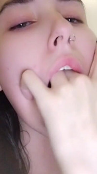 Sucking My Fingers in the Shower