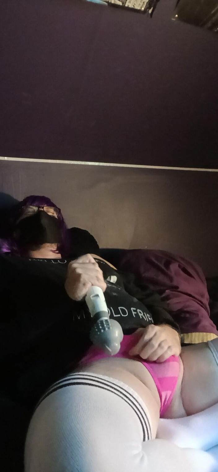 Raven LeSynn: Vibrator Masturbation and Cumming Through Panties with Raven Letrap