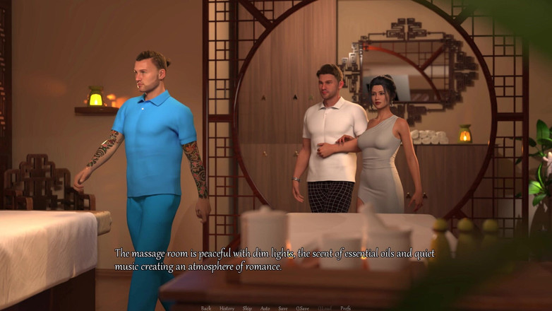 3D Cartoon Porn: Lust Massage Room 4 Mark’s Bold Request for Antony to Massage...