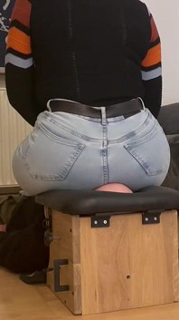 Facesittingbox Bright Bluejeans
