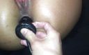 Latin fucking lover: Training My Slut&amp;#039;s Ass with Inflatable Butt Plug