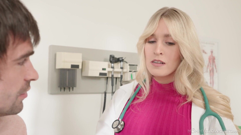 Mommy blows best: Stepmommyblowsbest - My Big Tittied Blonde MILF Doctor Sucked My Cock...