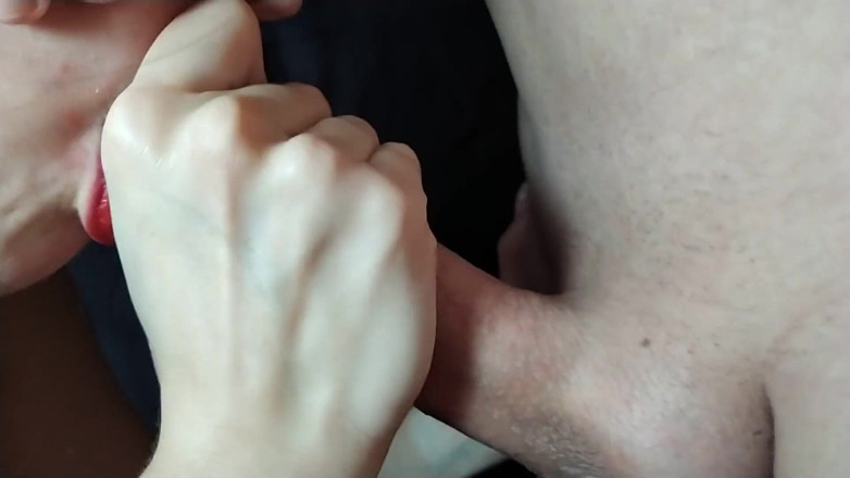 Nipple Stock: Stepmom’s red lips wrap around my hard dick