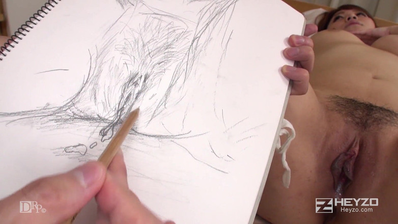 Heyzo: Modèle de dessin obéissant ~ Les exigences obscènes du peintre lubrique ~ --Mari...