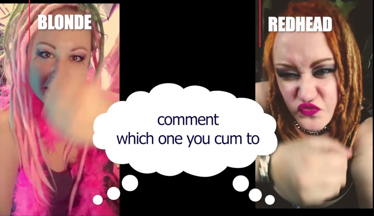 Campsissyboi: Comment which one made you cum blonde or redhead straight...
