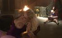 DARVASEX: Hot Agents Scene 1 hot brunettes and Blondes in Lingerie Enjoy...