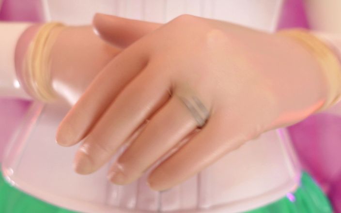 Arya Grander: Vidéo ASMR de sondage en latex : 3 couches de gants médicaux...