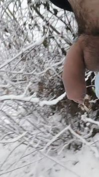 Peeing in Snow Land- Snow Everywhere