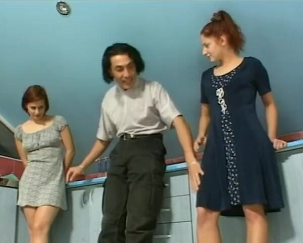 BB Video - Old School: German Amateur Teenager Orgy with a Hot Babe Anal