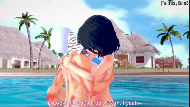 Fantasy king: Ryuko Matoi Sex on the Pool