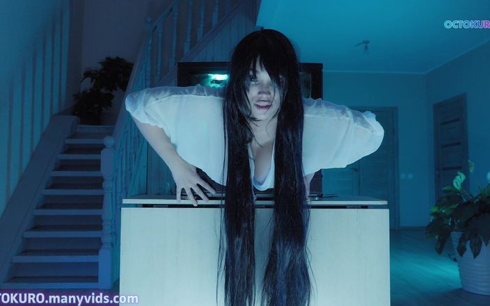 Octokuro: Pantat montok Sadako terjebak di tv