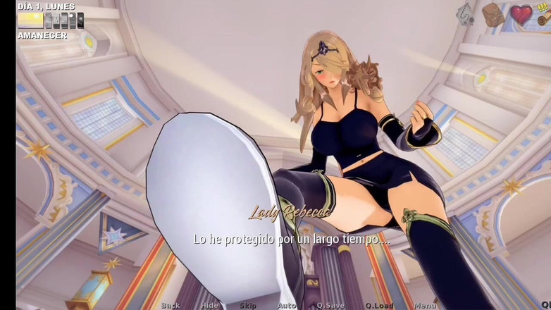 HotSummer117: Hero's Harem Guild Cap 3 - a loira sexy Lady Rebeca e...