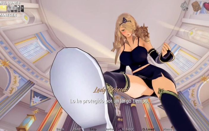 HotSummer117: Hero&amp;#039;s Harem Guild Cap 3 - the Sexy Blonde Lady Rebeca and...