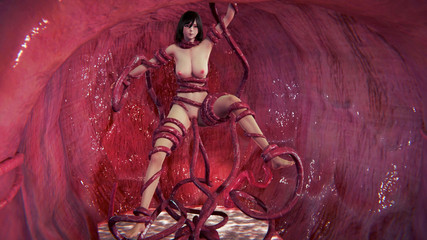 Waifu club 3D: Mikasa fick cumshot