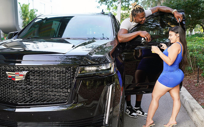 King BBC Official: Phat latina zadek Michelle Martinez šukání v escalade