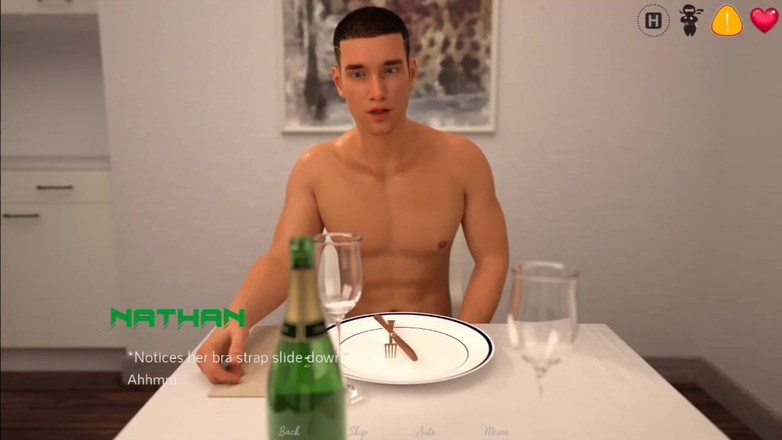 Nerom life: Hermanastra y hermanastro se divierten en la cama