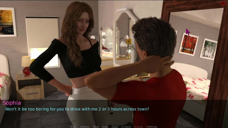 Visual Novels: Дружина і мачуха, частина 29 - студент роздягається з гарячою мілфою