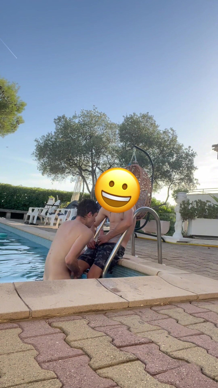 Gabriel Loma: Pool Party and Fun on the Staircase