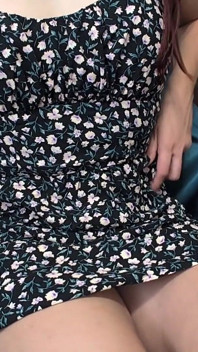 Office Girl Masturbating at Work Wets Dress