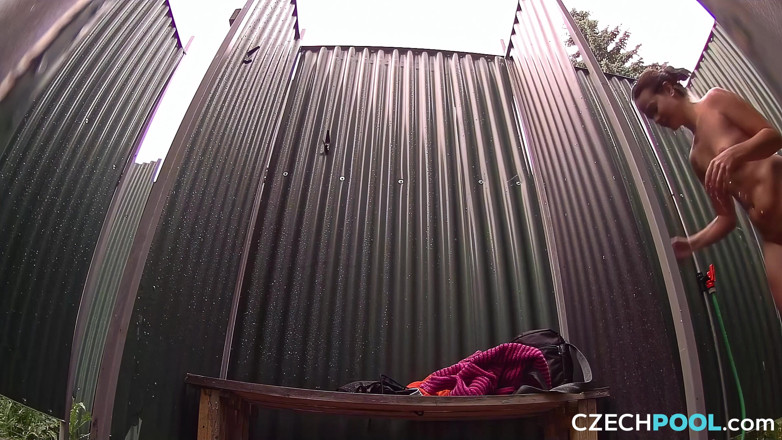 Czech Pool: Czech Pool 27: Big Nippled Nasty Brunette