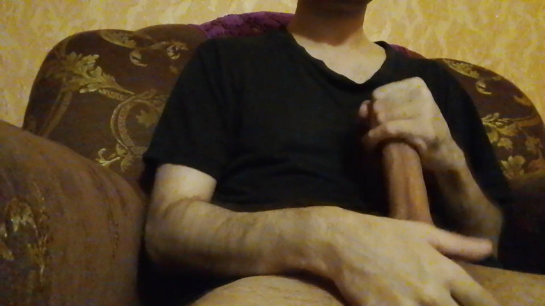 Alex Metallov: Horny Guy Jerking and Cumming. so Much Thick Cum
