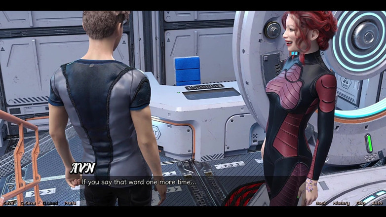 AVN Teller: Stranded in Space - Holding Hands with Asian Scientist MILF