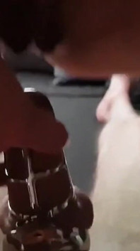 Fuck him while he's in chastity!