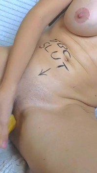 Double pénétration avec long gode et poulpe