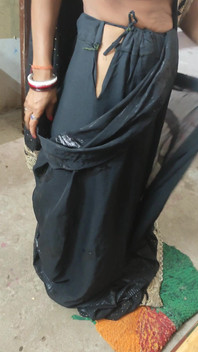 Desi Bhabhi and Black Saree
