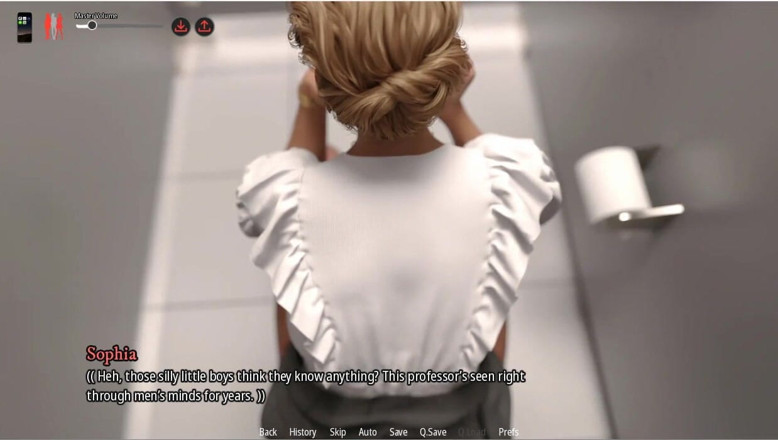 XXX Games Bunk: Milfheim - Gameplay - Roleplay - Professor Teasing, Public Boobs Exposure