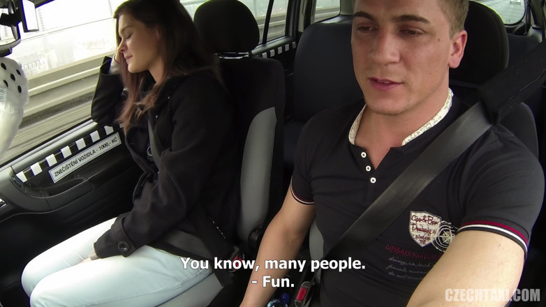 Czech Taxi: Student Squirts Five Times