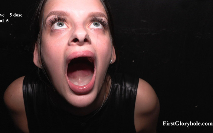 First Gloryhole: Alove - Cup of Cum v Gloryhole