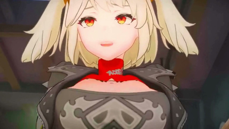 NSFWOtaku: Zenless Zone Zero - Burnice White cavalgando um pau - 3D Hentai Animations