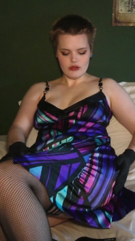 Satin Dress Teasing