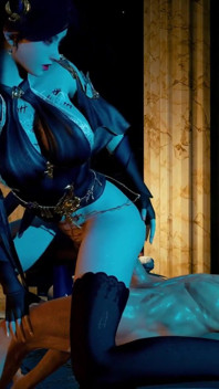Cao Ying Curves in Motion: Animated Dreamgirl - 3D Animation