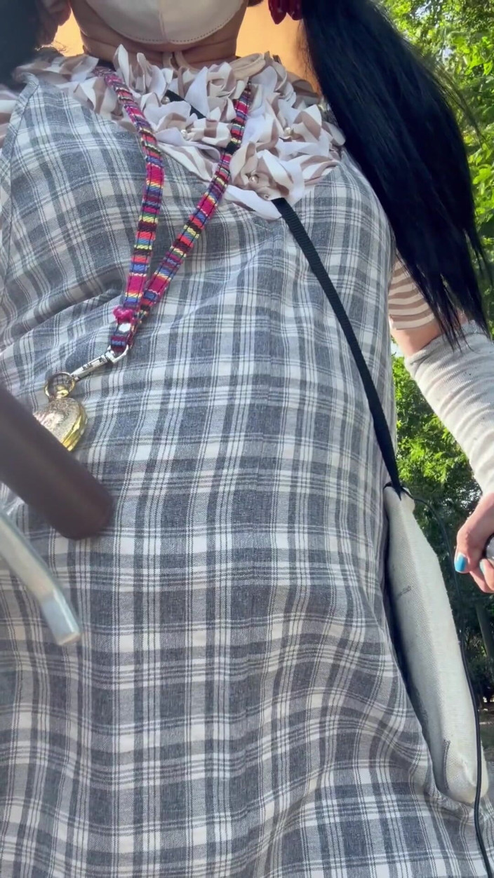 megu2002: No. 290: Playing with an Anal Plug on the Street in...