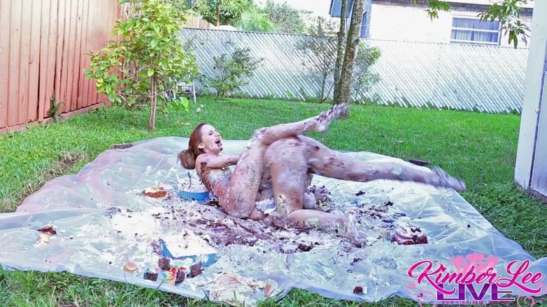 Kimber Lee: Tight Babes Getting Naked and Messy in Cake!