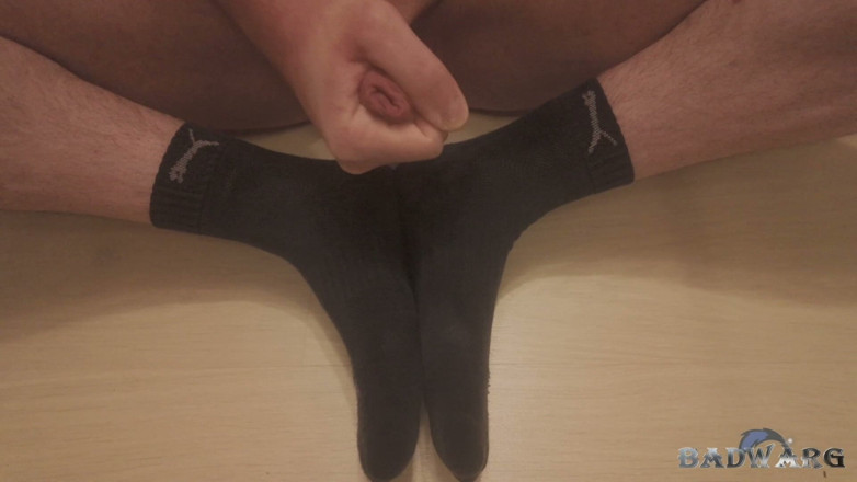 BadWarg: Cum on My Black Socks