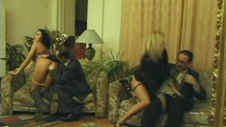 Monster Cocks: Two amazing girls ass fucked in a little orgy of...
