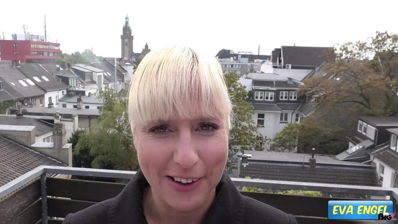 Eva Engel: 1st Time Ns in Front of the Camera