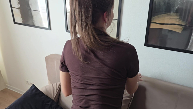 S-Wife Katy: Distracted His Wife From Household Chores and Cum in Her...