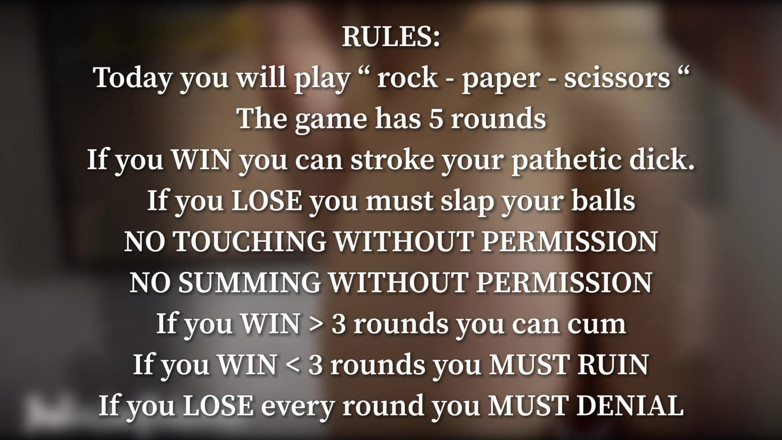 Julia-Softdome: Adult JOI - Rock Paper Scissors Game